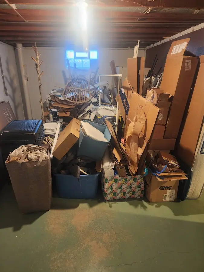 Roll-off dumpster container at job site for 15 Yard Dumpster Rental in Fresno